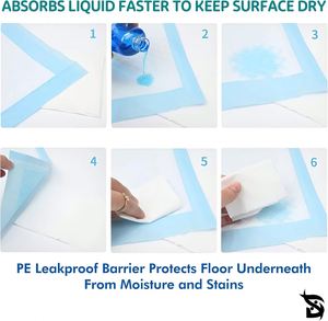 Envío Rápido, Almohadillas Superabsorbentes Personalizables para Entrenamiento de Mascotas, Almohadillas Desechables para Orina de Perros y Cachorros - Product Image 5