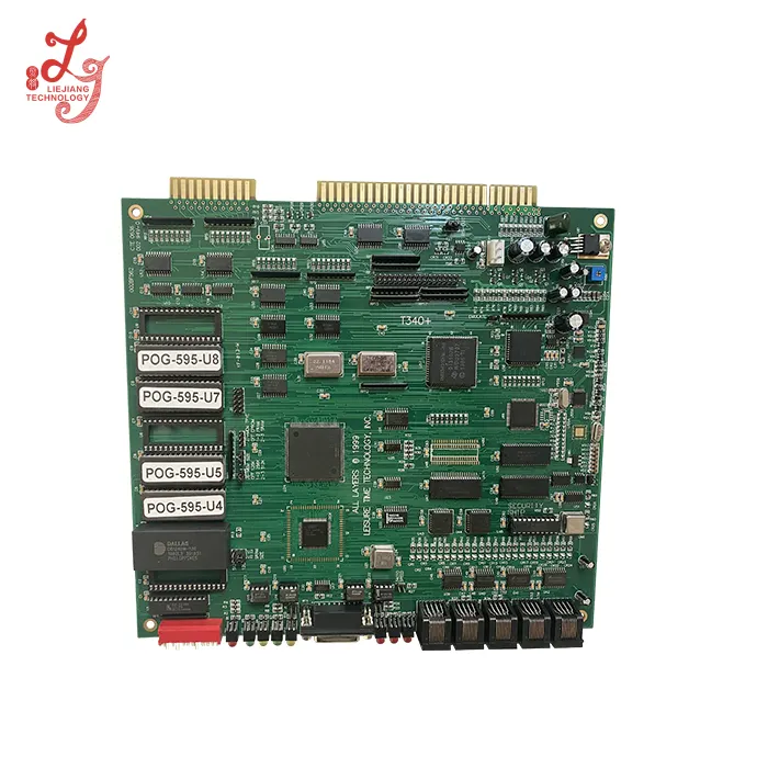 Touch Multi-Game POG 595 POT O Gold PCB Board Complete POG 510 590 580 595 Game Machine With ICT ITL PTI Bill Acceptor For Sale