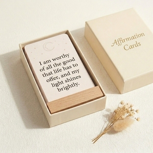 <span class=keywords><strong>Jeu</strong></span> de cartes d'affirmation personnalisable de haute qualité, cartes d'affirmation sur la santé mentale avec <span class=keywords><strong>questions</strong></span> personnalisées, impression de <span class=keywords><strong>jeu</strong></span> de cartes - Product Image 2