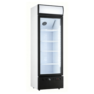 Réfrigérateur de présentation vertical OEM GRATUIT avec <span class=keywords><strong>porte</strong></span> vitrée simple pour boissons et bières - Product Image 2