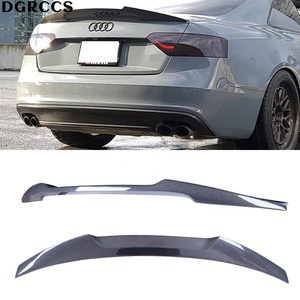 For A5 B8 B8.5 4Door Sportback 8TA M4 Style Carbon Fiber Rear Spoiler Trunk Wing 2009-2017 Carbon Fiber - Product Image 1