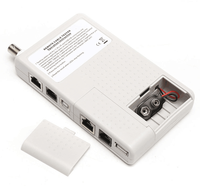Probador de línea multifunción Cuatro en Uno RJ45, cable de red de línea telefónica RJ11, cable coaxial BNC, buscador de disyuntor etwork