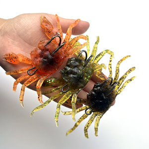Señuelo Suave HOWELL, el Más Vendido, en Forma de Cangrejo, para Pesca en Agua Salada, Hundimiento, Cebo Realista en 3D, Antienganches, Lanzamiento Largo, Artificial - Product Image 3