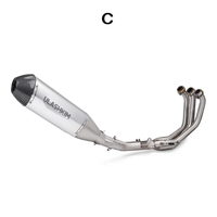 Knalpot sepeda motor MT09 Slip on, untuk Yamaha MT-09 modifikasi Titanium Alloy bagian penuh pipa knalpot 21-23