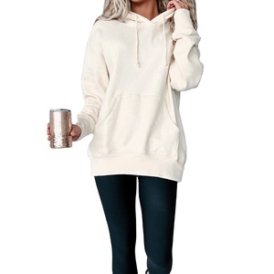 2025 High Quality Women's Hoodies Crewneck Cotton Drop Shoulder Oversize French Terry Vintage High Quality Women hoodies - Product Image 1