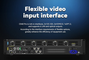 <span class=keywords><strong>CX40</strong></span>โปรเซสเซอร์วิดีโอความละเอียดสูงเซิร์ฟเวอร์ควบคุมมืออาชีพ nova novastar - Product Image 3