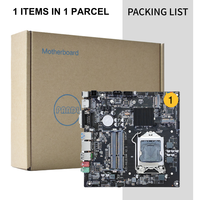 Mainboard Mini-ITX Tipis H81 Baru Mendukung CPU Intel Generasi ke-4, Memori Dual Channel 2x DDR3, NVMe NGFF M.2, SATA3.0, Motherboard H81 ITX