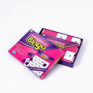 Cartes de <span class=keywords><strong>bingo</strong></span> avec logo personnalisé réutilisables en papier écologique Cartes de <span class=keywords><strong>bingo</strong></span> déchirent les cartes de <span class=keywords><strong>bingo</strong></span> imprimées sur mesure de différentes tailles - Product Image 2