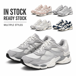 Zapatillas Deportivas Unisex con Amortiguación de Aire, Malla Transpirable y Gamuza, Diseño Retro de Suela Gruesa Multicapa, Listas para Enviar - Product Image 3