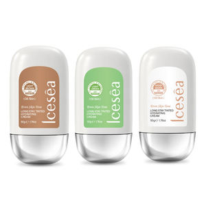 Icesea OEM/ODM Vente en gros Crème hydratante teintée longue durée SPF Peau grasse Contrôle du sébum Estompe les pores 3 teintes Crème BB légère 50g - Product Image 1