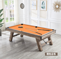 Table de Snooker Domestique en Ardoise Écologique de Haute Qualité, aux Normes Internationales, Nouvelles Fonctionnalités Populaires pour les Joueurs de Billard et de Snooker