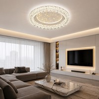 Plafonnier LED moderne à cadre circulaire, lampe de luxe pour salon contemporain, chambre à coucher, décoration intérieure de la maison, éclairage