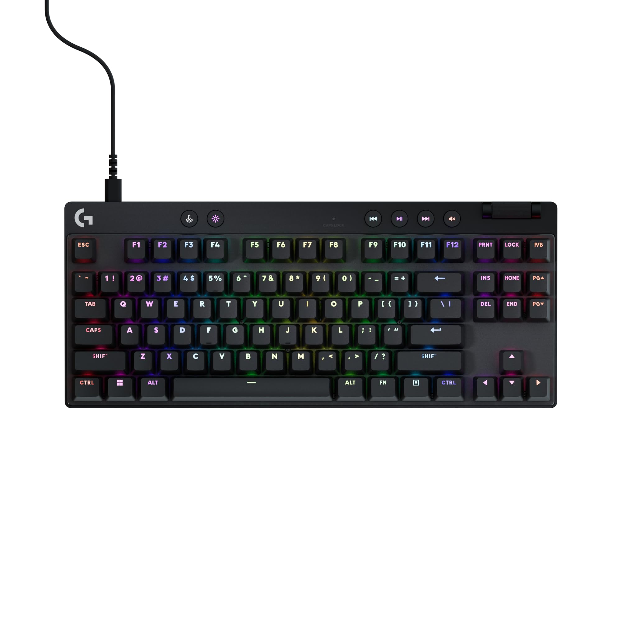 Logitech G Pro X TKL Wired Gaming Keyboard - Rapid Analog Switches