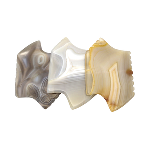 Royal Agate Gua Sha papan pijat pengikis alami, alat wajah untuk aplikasi tubuh terapi akupunktur SPA - Product Image 4