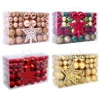 Boîte cadeau portable, décorations de Noël en plastique, ornements suspendus pour sapin de Noël, décorations pour fêtes de fin d'année à la maison, vente en gros