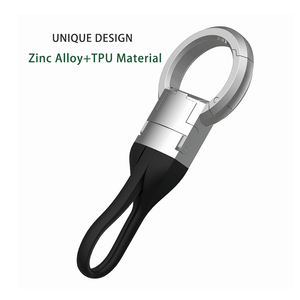 カーキーホルダー新しいデザインカーキーホルダーキーリング金属合金カスタマイズロゴ車キーチェーン - Product Image 4