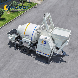 Pompe à béton mobile haute capacité, entraînement par moteur diesel, pour projets de construction de petite à moyenne envergure - Product Image 6