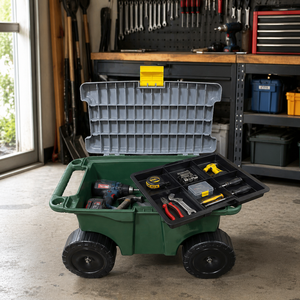 High-Impact Polypropylene Flexible Waterproof Kneeler Stool <b>Garden</b> <b>Tool</b> Cart With Storage <b>Box</b> - Product Image 3