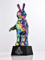 Trophée animal fait à la main écologique sur mesure Technologie d'anniversaire d'astronaute Top Ten Enterprise Employee Award Robot