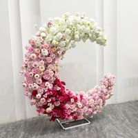 Flores Artificiales para Decoración de Ventanas, Salón, Decoración de Bodas de Estilo Occidental, Tira Decorativa para Mesa Larga