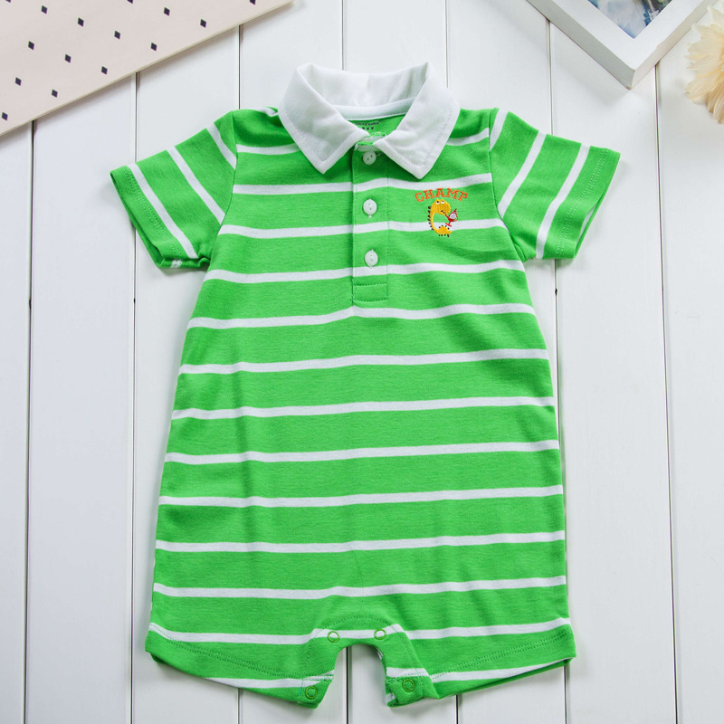 Green striped dinosaur