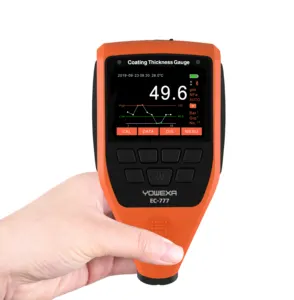 EC-777 Automotive Digital Coating spessimetro 2.4 pollici schermo colorato Tester di vernice per auto Tester di Film plastico