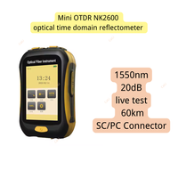 Réflectomètre optique actif OTDR NK2600 Mini OTDR Testeur Ethernet FTTH 20dB 60km VFL Lumineux Connectivité GPRS Extérieur SC APC
