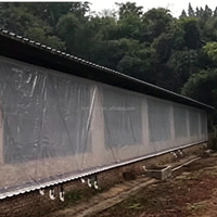 Rouleau de plastique tissé pour serre, optimisation du microclimat, résistant aux UV, imperméable, isolation thermique, découpe personnalisable