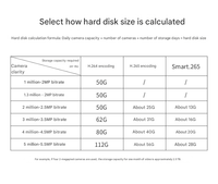 网络安全摄像头系统硬盘 500G 1TB 2TB 4TB 闭路电视系统硬盘 安防摄像头 NVR 硬盘 SATA 硬盘