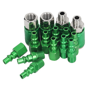 Aluminum Oxide Quick Connector Set 1/4 Npt Pneumatic Tool Accessories 14 Pieces - Product Image 1