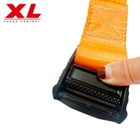 Boucle à came noire de 2 pouces avec revêtement E, certifiée CE, haute ténacité, pour sangle de fixation sans crochet, ceinture de chargement de 5 cm, 1500 kg