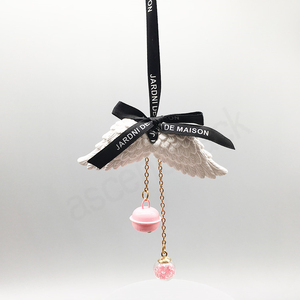 Nhà Sản Xuất Trực Tiếp Góc Cánh Hình Mặt Dây Chuyền Trang Trí Nơ Hương Đá Hun Khói Hương Liệu Đá Khuếch Tán - Product Image 3