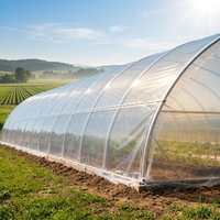 Landwirtschaftliches Mehrspanniges Venlo-Glasgewächshaus mit Photovoltaik-Anlage