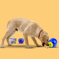 AFP Interactive Treat Jouet en peluche caché pour animaux de compagnie Distributeur de nourriture pour chiens Distributeur de nourriture avec fuite lente pour chiens Entraînement au QI