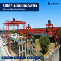 Nouvelle Conception SHENGHUA 800T – Équipement de Construction de Ponts à Double Travée Segmentaire pour l'Érection de Poutres en Béton