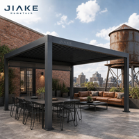 Jiake 6063-T5 Aluminium-Pergola mit Motorisiertem Lamellendach für Industrielle Loft-Dächer, Terrassen, Gärten, Pavillons