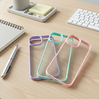 Coque de téléphone DIY antichoc en TPU+PC, style artisanal gravé au laser, avec sangle et colle époxy crème, deux-en-un, faite à la main