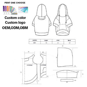 OEM personalizado moderno Perro ropa caliente de moda negro gris degradado rayas suéter Shiba Inu - Product Image 5