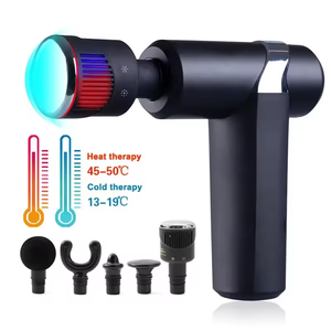 Pistola de masaje de tejido profundo profesional portátil barata con función de calefacción y refrigeración - Product Image 2