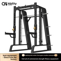 Rack de squat commercial pliable de type cadre, banc de musculation Hummer, équipement de gym multifonctionnel pour l'haltérophilie