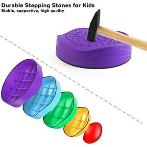 Bilanciere pietre miliari 5 pezzi per bambini pietre miliari di plastica per interni all'aperto giocattoli per il bilanciamento per bambini - Product Image 2