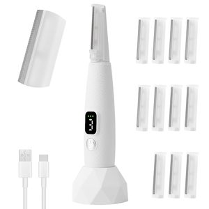 Electric Eyebrow Trimmer for Women LED Light Facial Hair Remover with 3 Speed Settings - Product Image 1
