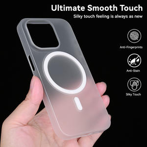 Nouvelle <span class=keywords><strong>coque</strong></span> mate 2024 pour iPhone 15 Pro Max, sensation de peau, <span class=keywords><strong>coque</strong></span> rigide <span class=keywords><strong>incassable</strong></span>, <span class=keywords><strong>coque</strong></span> magnétique givrée pour iPhone 16 Pro Max - Product Image 4