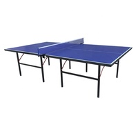 Table de ping-pong Konford personnalisée, support de jeu élégant, MDF peint, pliable, réglable en hauteur, tables de tennis de table avec accessoires