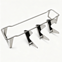 Grille de cuisson en acier inoxydable pour poisson, support de rôtissage pour barbecue extérieur, accessoires de barbecue polyvalents