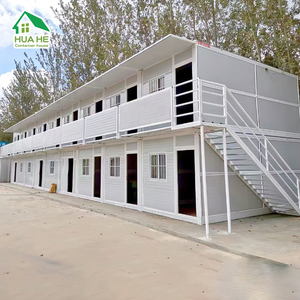 บ้านสำนักงานเคลื่อนที่แบบพับได้ขนาด 20 ฟุต ทำจากเหล็ก ใช้เป็นโกดังกลางแจ้ง พร้อมเข้าอยู่ได้ทันที บ้านสำเร็จรูปขนาดเล็ก - Product Image 1