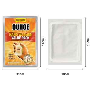 Ouhoe Amz en promotion hivernale : Chauffe-mains jetables et réutilisables auto-chauffants, patchs chauffants pour les mains et les pieds, OEM ODM - Product Image 6