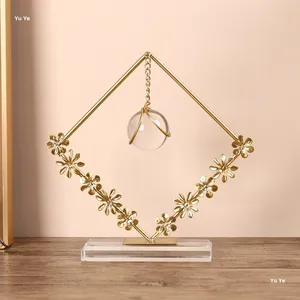 Decorazioni per la casa e l'ufficio per la celebrazione dell'anniversario di regali di nicchia e decorazioni in metallo di lusso leggero - Product Image 2