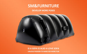 Canapé gonflable ergonomique pour couples, coussin de positionnement réglable pour le confort du dos et des genoux, accessoires sexuels - Product Image 3