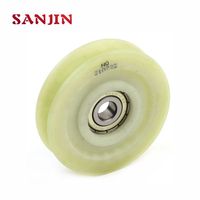 Pièces de porte d'ascenseur avec roue S8, cintre de porte, 70x17x6200